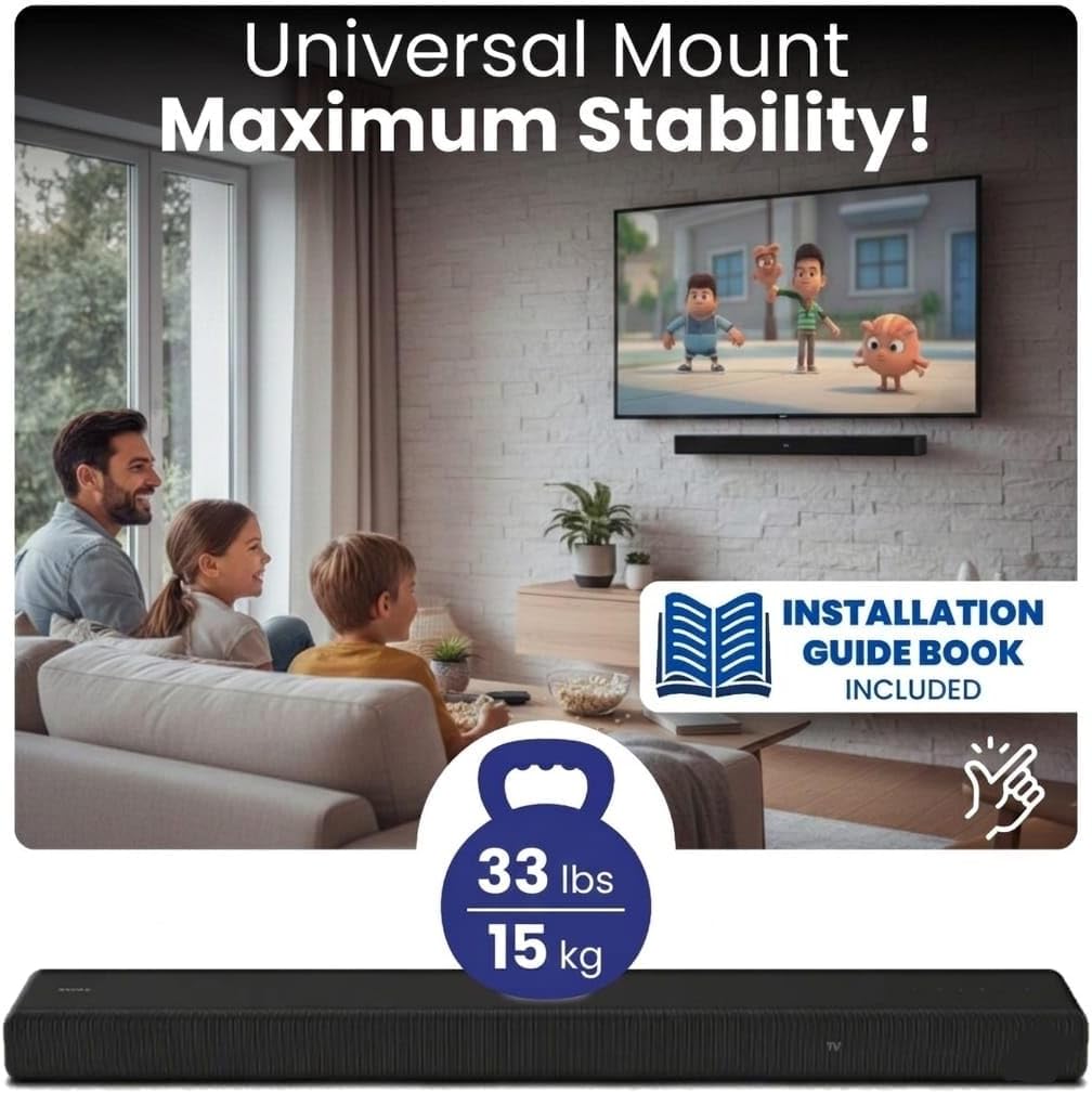 Universal Adjustable Soundbar Wall Mount