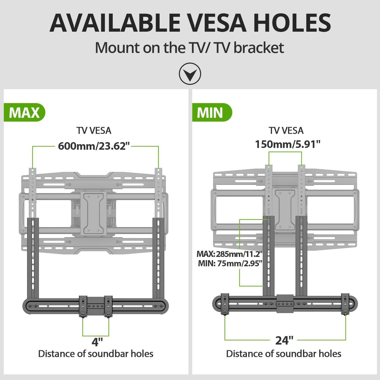 Universal Soundbar Bracket
