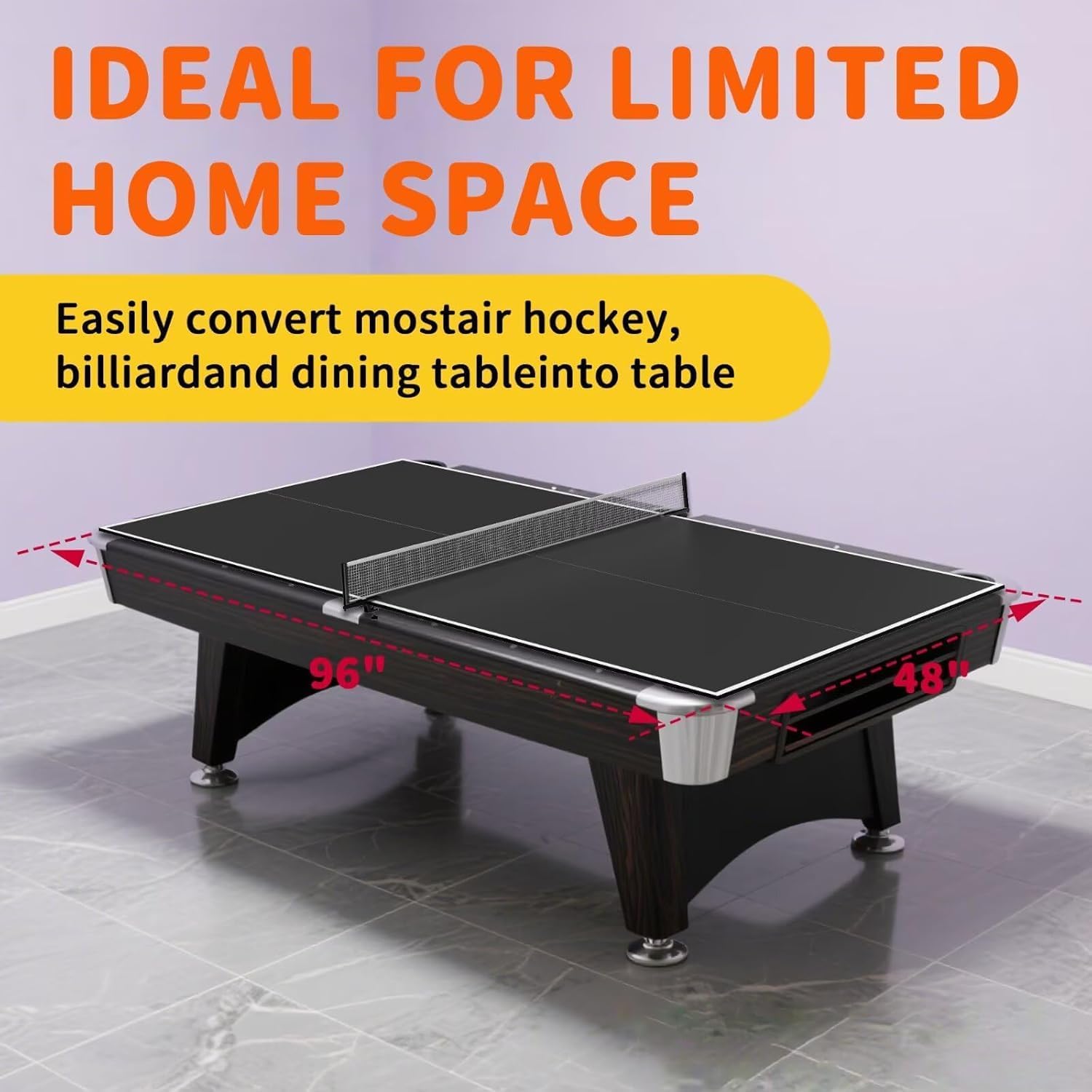 Foldable Ping Pong Conversion Top