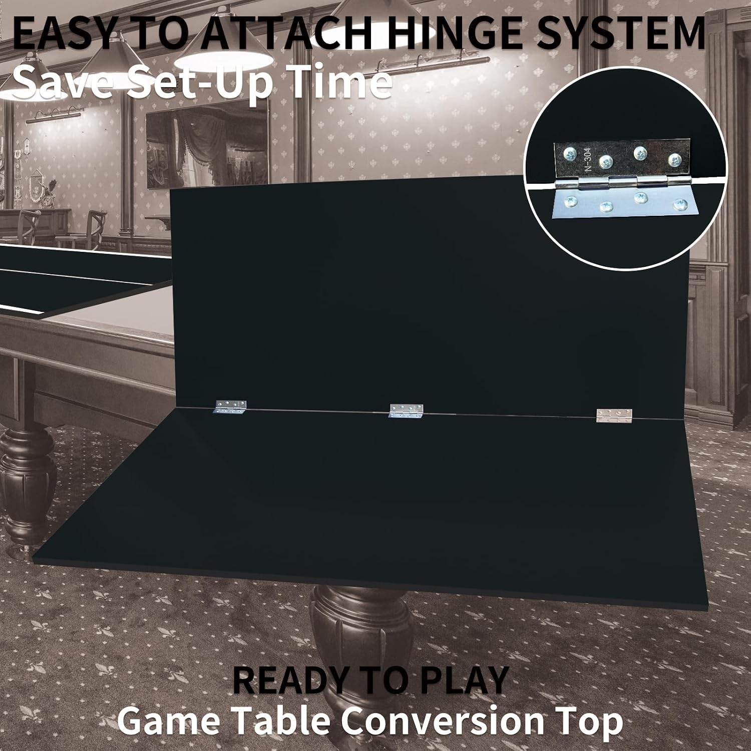 8×4ft Foldable Ping Pong Conversion Top