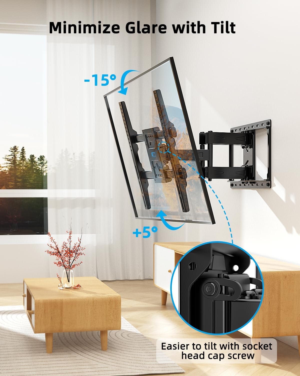TV Mount With Soundbar Bracket