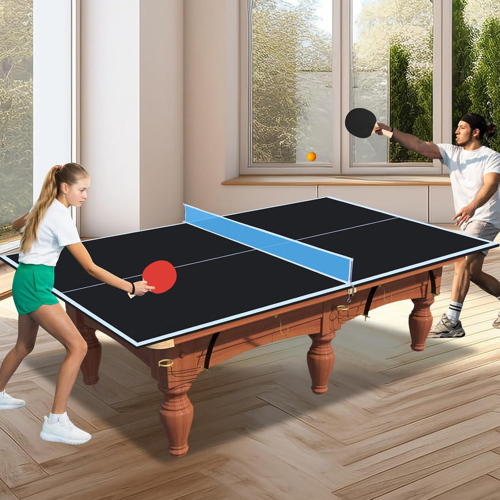 Foldable Ping Pong Conversion Top For Pool Table