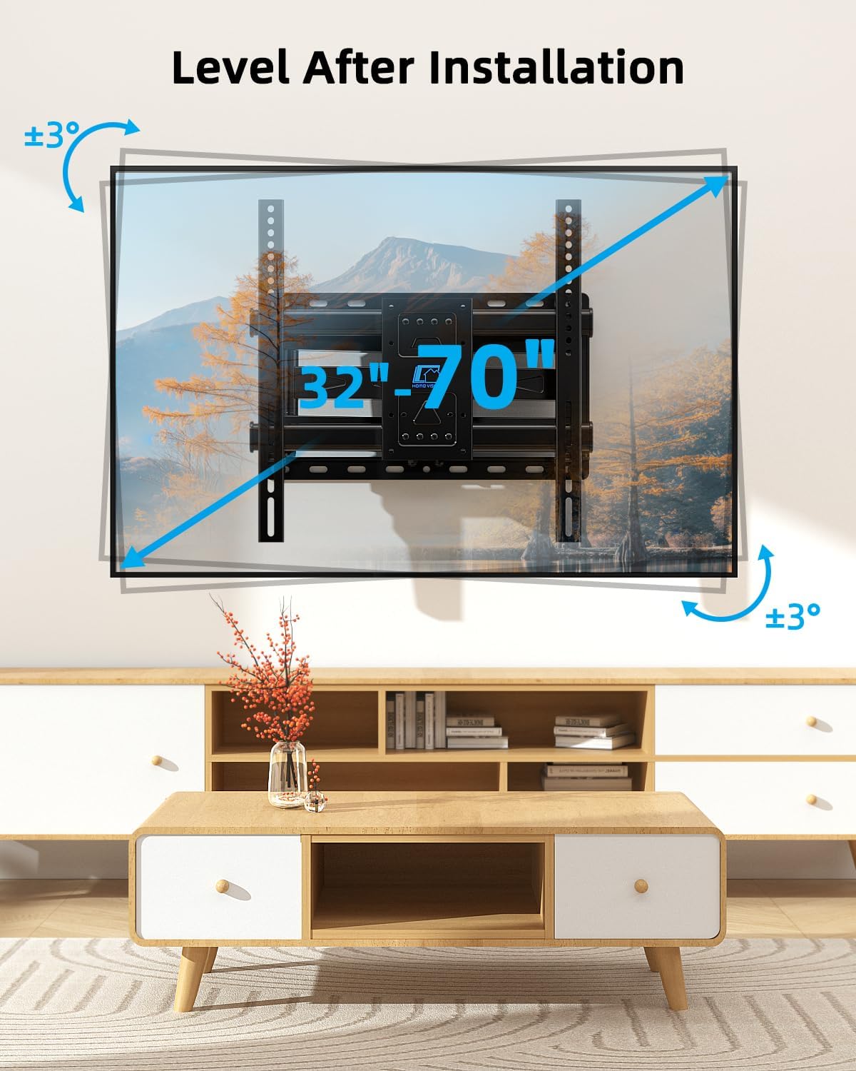 TV Mount With Soundbar Bracket