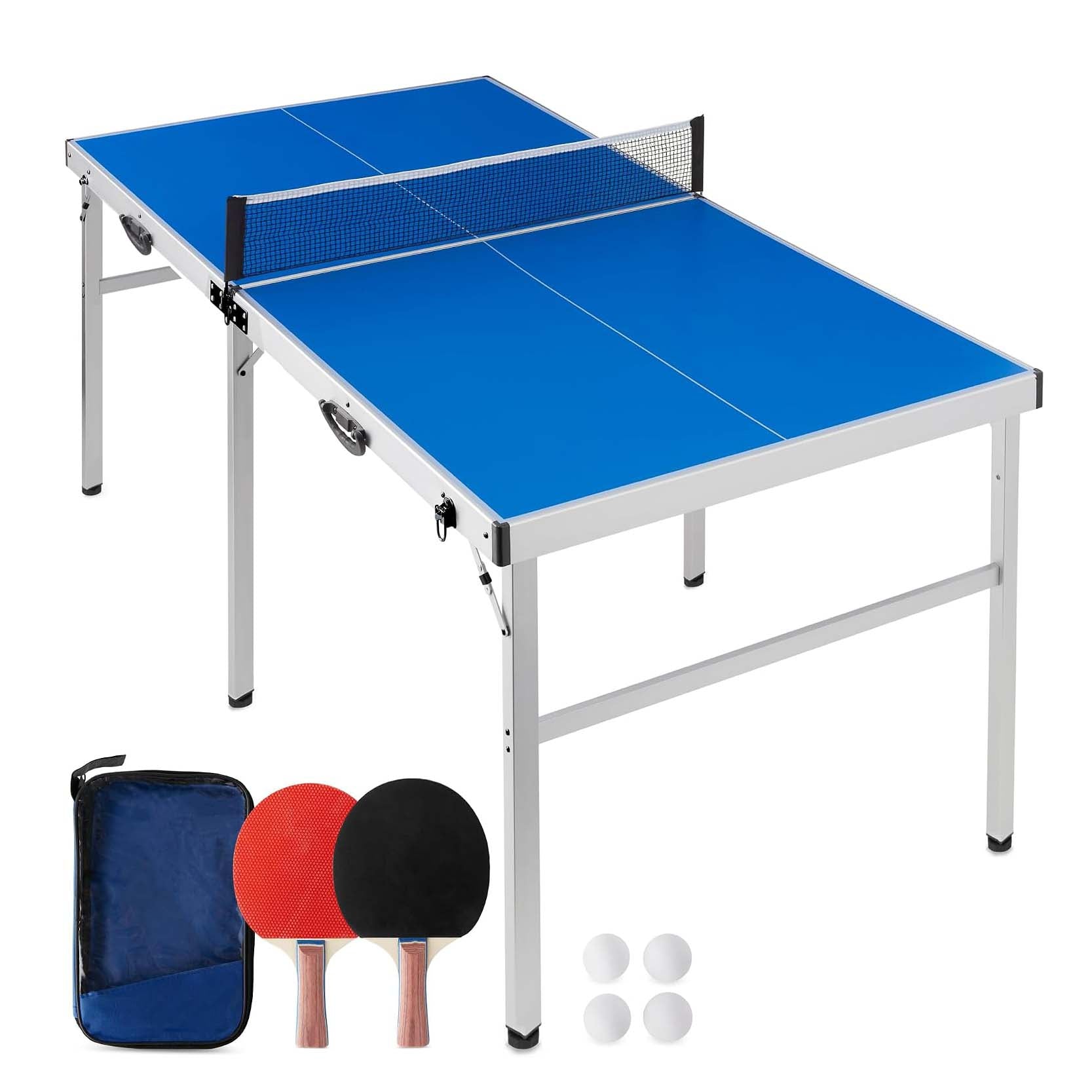 Foldable Ping Pong Table Set