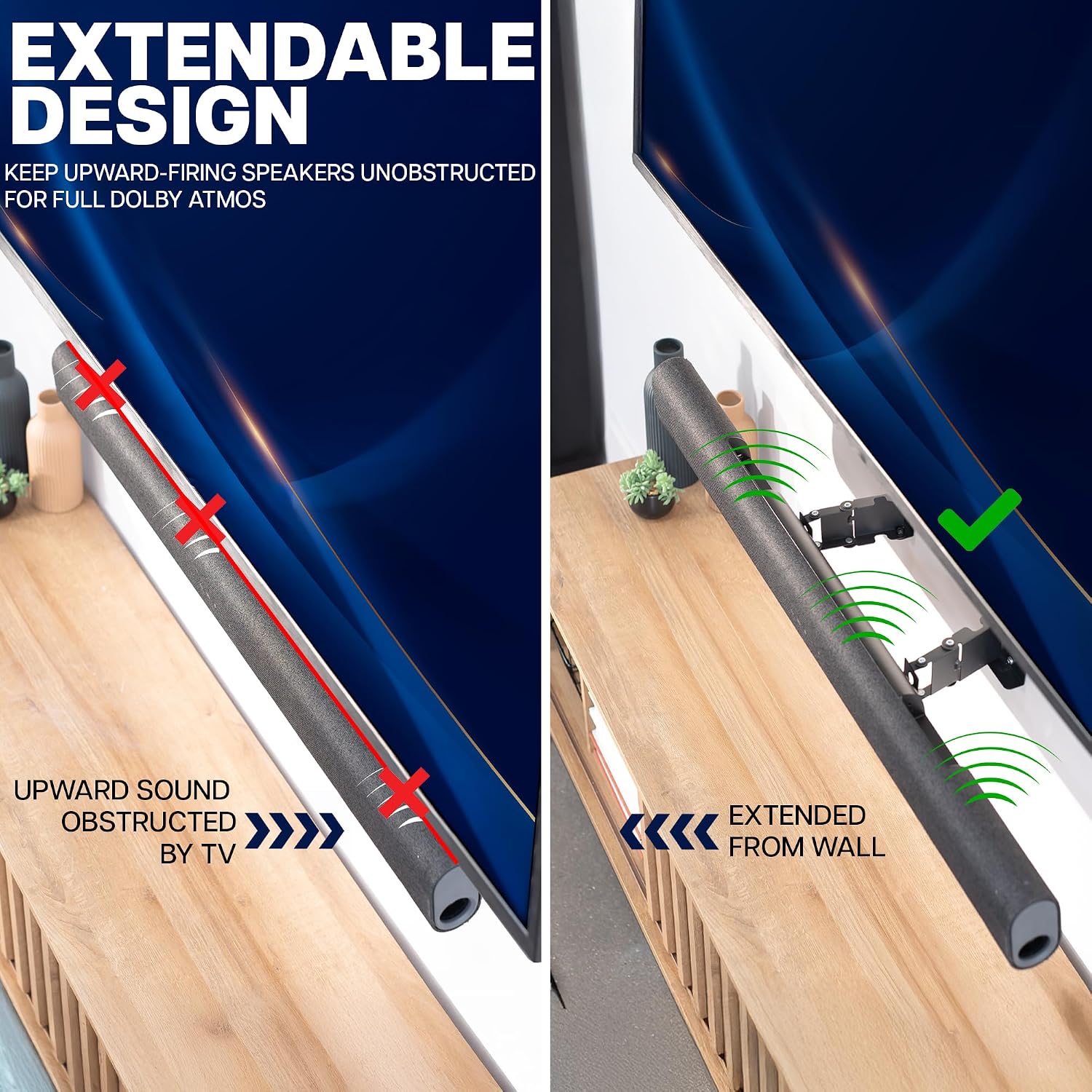 Adjustable Soundbar Wall Mount