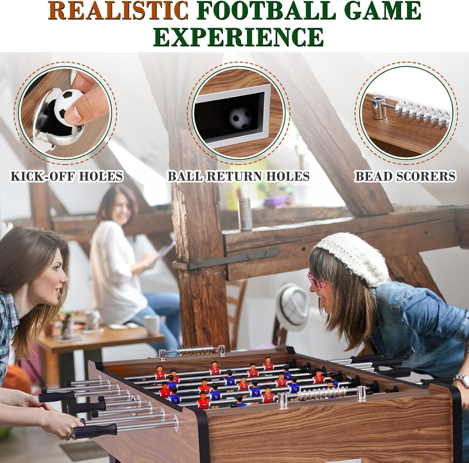 Large Adult Foosball Table