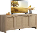 Boho Rattan TV Stand