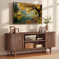 Mid Century Fluted TV Stand