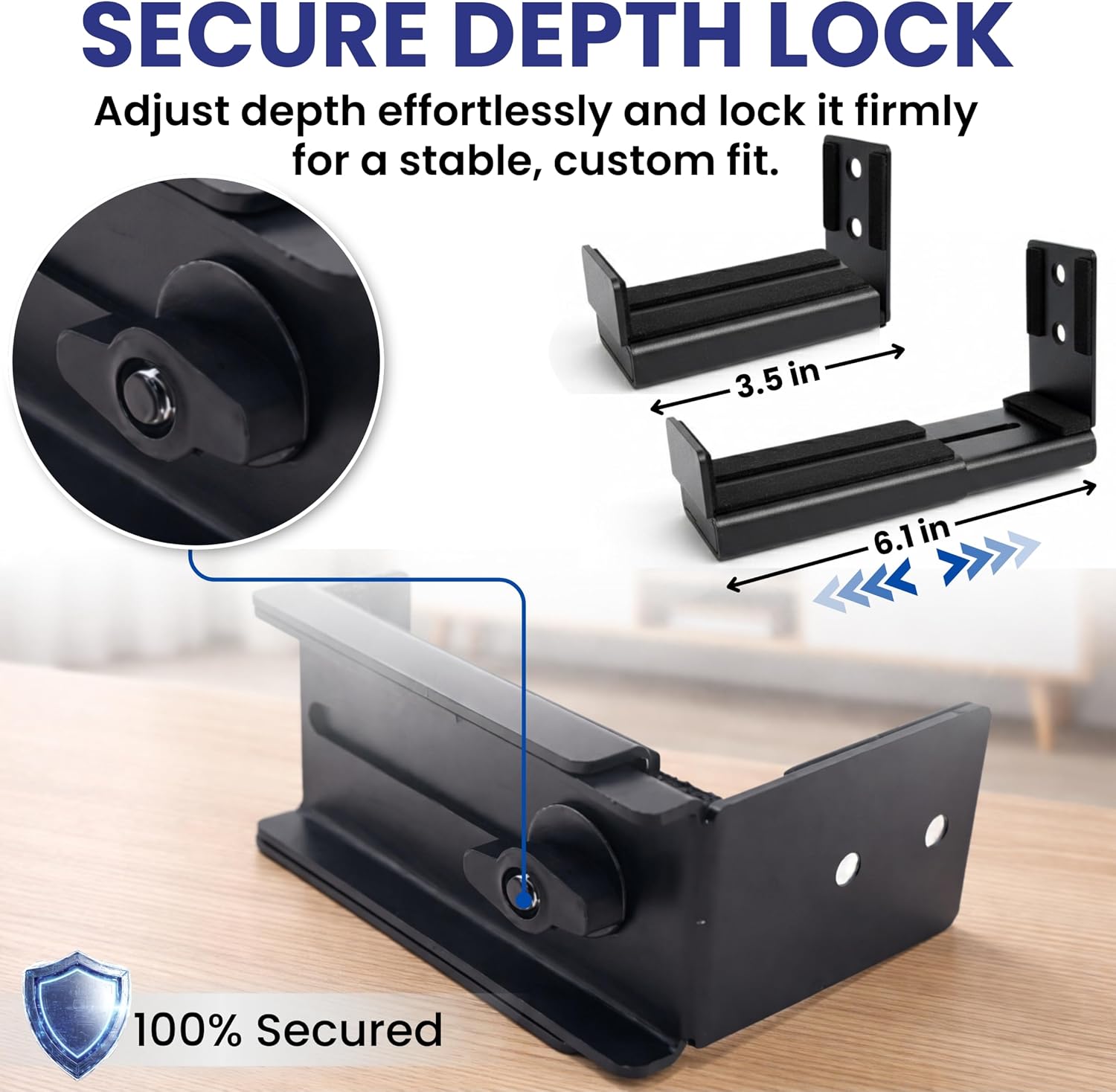 Universal Adjustable Soundbar Wall Mount