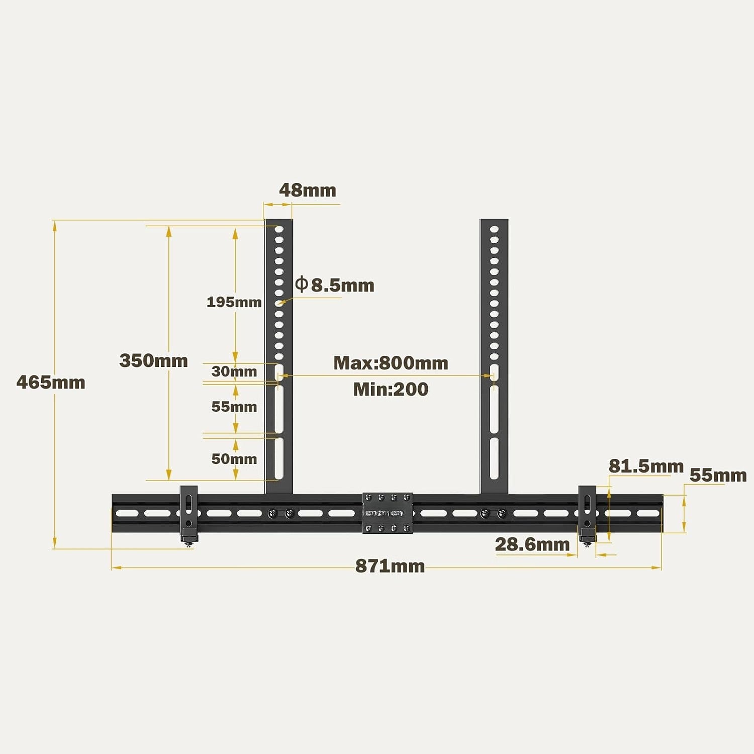 Dream Adjustable Soundbar Bracket